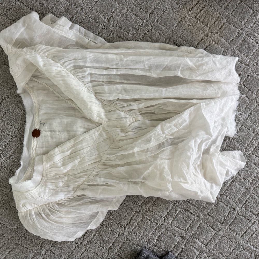 Free People White Blouse